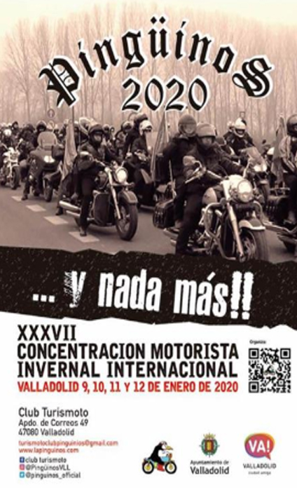 Valladolid pinguinos cartel motos
