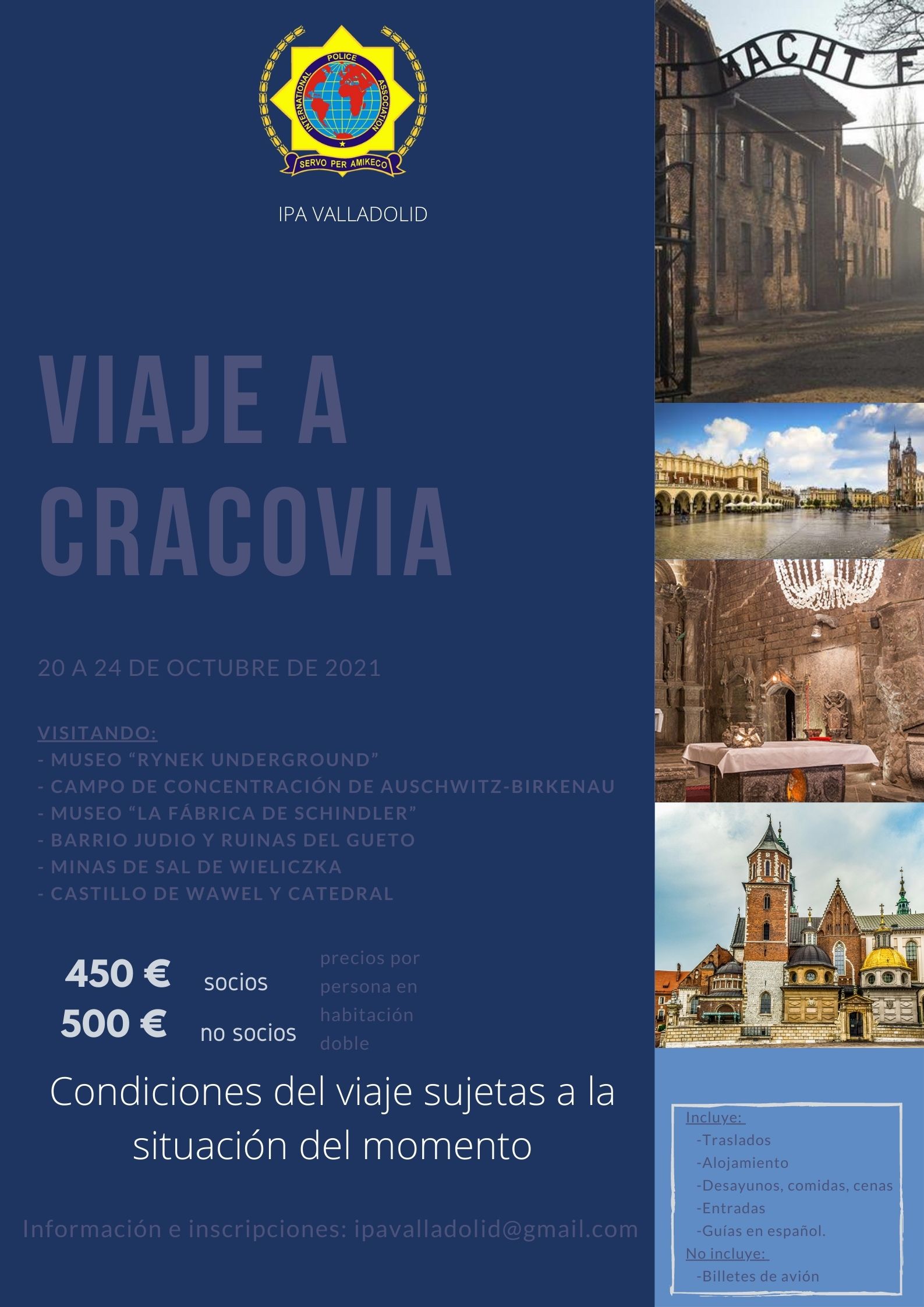 Viaje a Cracovia 2021